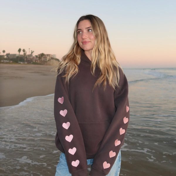Dandy Heart on My Sleeve Oversized Lux Hoodie