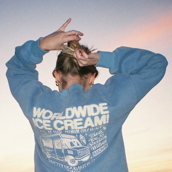 Dandy Ice Cream Crew Neck in Blue