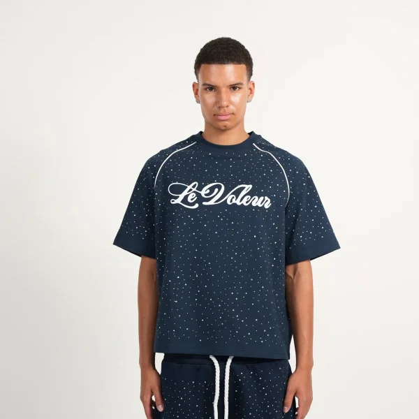 Levoleur Oversize T-Shirt midnight blue