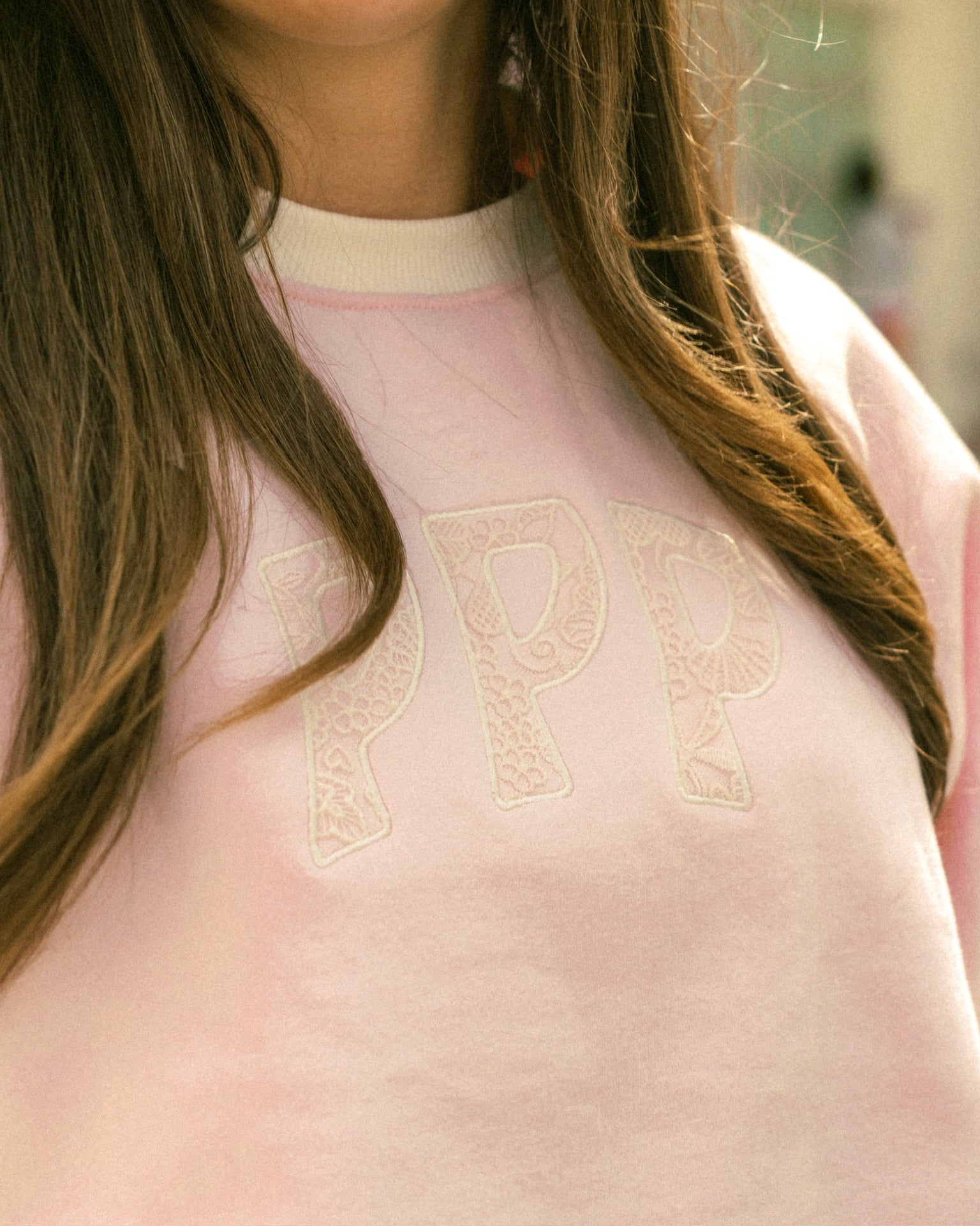 Pink Palm Puff Daydream Classic Crew